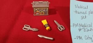 Playmobil Medical Kit Urgent Care Doctor Nurse Vet Clinic Hospital Clinic